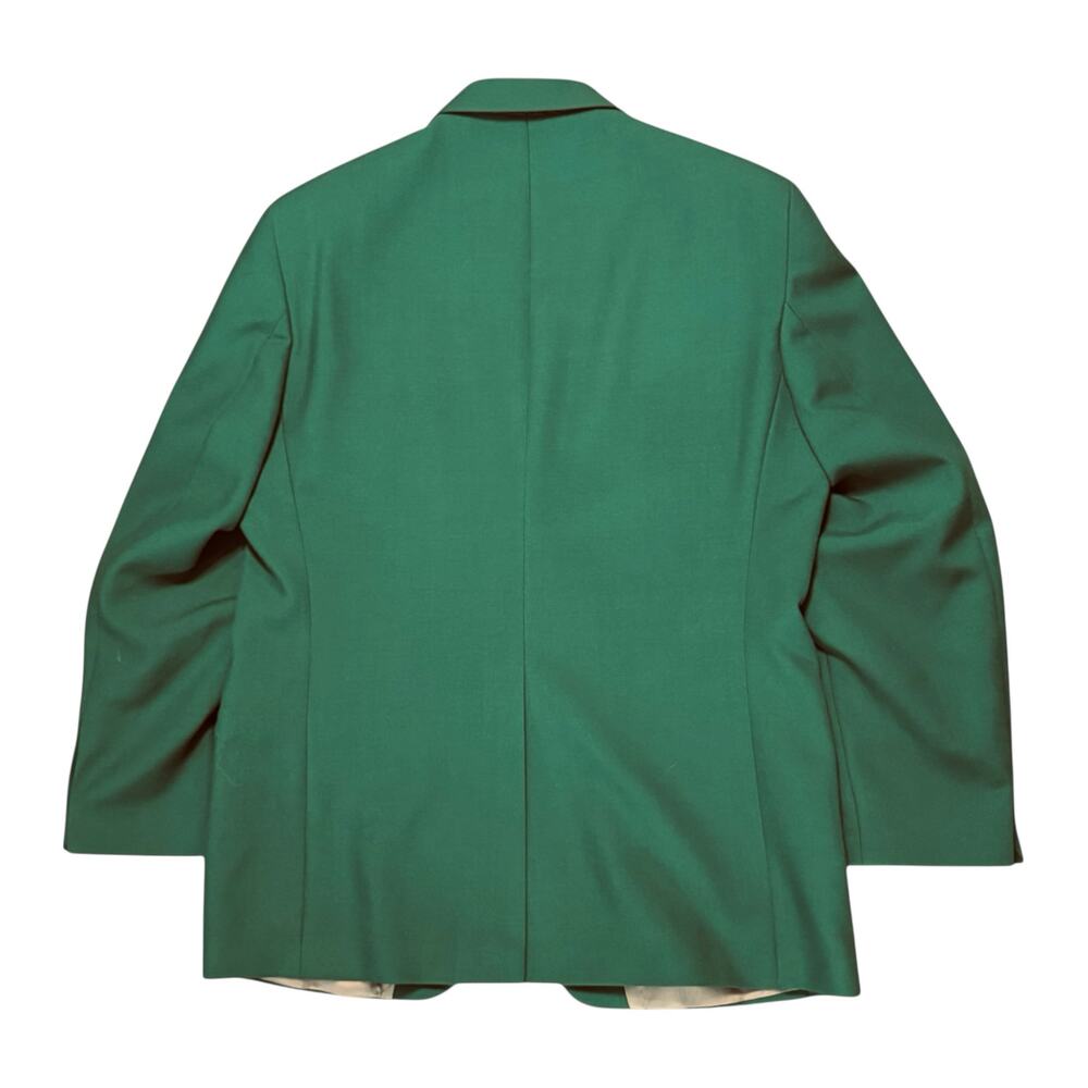 Vintage Hardwick Clothes Blazer Mens Green Gold Button Single Breasted Size 42R - Picture 4 of 9